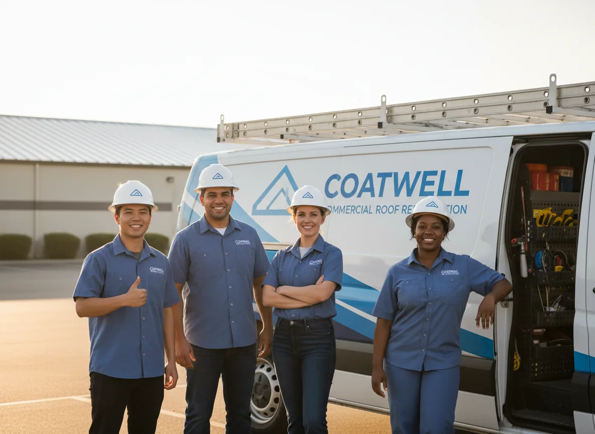 Commercial roof coating company in Lavon, TX